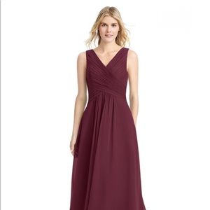 Sz. 12 Bill Levkoff dress, Cabernet. Not altered.
